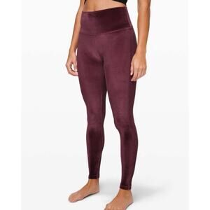 Lululemon Wunder Lounge High Rise Velvet Legging